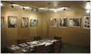 繭山龍泉堂での展示風景