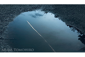 雨上がりの水溜まり
